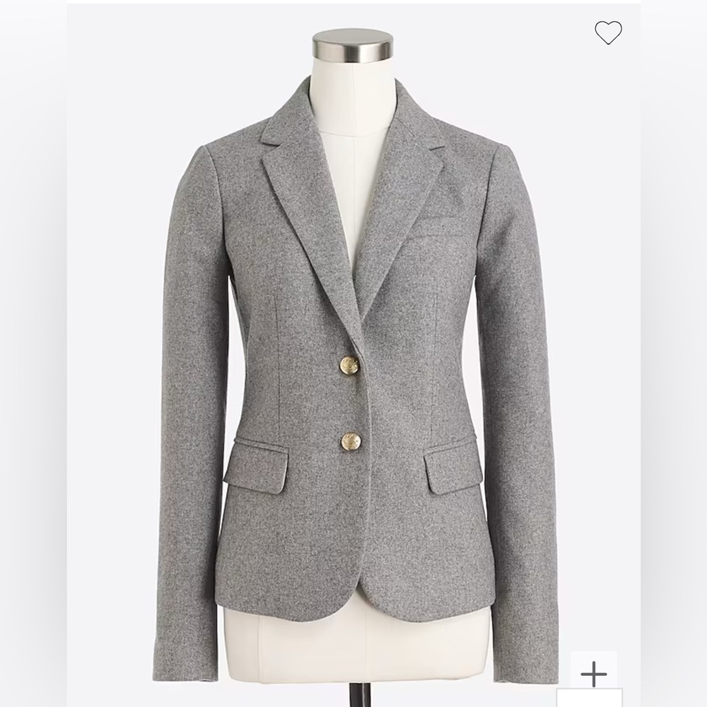 J Crew | Gray Schoolboy Blazer Sz 8